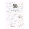 Image 1 : 1998 (10 April) Good Friday Agreement facsimile signature sheet