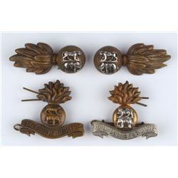 1900-22: Royal Dublin Fusiliers collection of badges