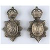 Image 1 : circa 1902-10: Dublin Metropolitan Police EVII cap badges