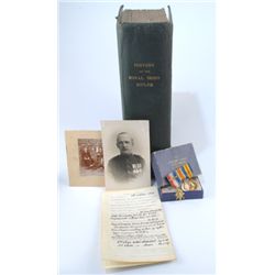 1907-1916: Collection of documents and ephemera relating to Sergeant WIlliam Webb and Captain Bowen-