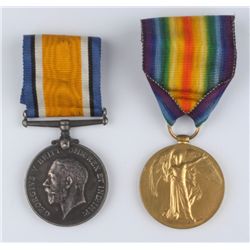1914-18: British War Medal and Victory Medal to Sub Lieutenant R. B. Kinneen Royal Naval Volunteer R