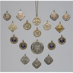 GAA Football Medals awarded to Raymond Hazley of Dublin including 1983 All Ireland Championship Meda