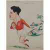 Image 1 : Rugby 1956: Cartoon by Connon of Cliff Morgan in Ireland v Wales