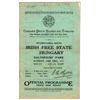 Image 1 : Soccer 1934 (16 December) Irish Free State v Hungary match programme