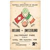 Image 1 : Soccer 1938 (18 September) Ireland v Switzerland match programme