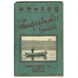 Fishing: Collection of baits and 1937 Hardy's Anglers' Guide