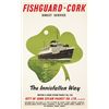 Image 1 : 1950s: Fishguard to Cork "The Innisfallen Way" Derrick Smoothy poster