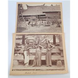 circa 1880s: Batak Tribe Indonesia photographs