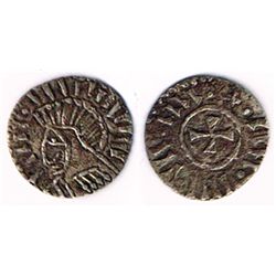 Hiberno Norse (Viking Dublin) silver penny, Phase V circa 1100 AD.