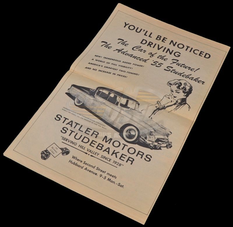 Back To The Future 1955 Newspaper