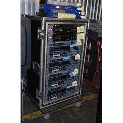 Jan--al  Space Rack Flight Case w/ Wheels and Doors