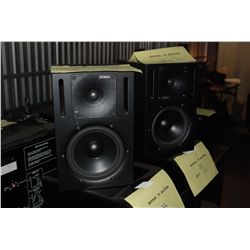 Genelec Monitors - Quantity 2 - 1030A 6'+ Tweeter  Two way Biamp Powered