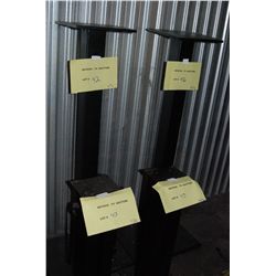 Pair - Wood Speaker Stands 48" tall