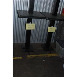 Pair - Wood Speaker Stands 36" tall