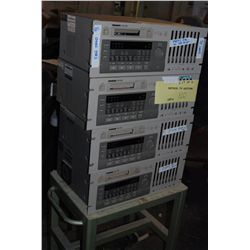 Tascam D-88 rack Digital Tape Recorder Lot (4)