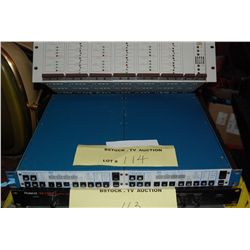 2 - Lynx Time Code Modules in Rack Shelf