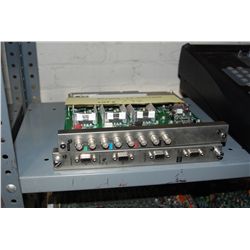 (2) Sony Broadcast Video Monitor Cards - 1) RGB Analog IO Card / 2) ISR System Card