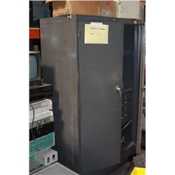 File Cabinet W/ Drawers, Shelves, and Vault (No Combination - Door Open)