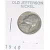 1940 JEFFERSON NICKEL *NICE EARLY NICKEL!! COIN CAME OUT OF SAFE!!