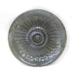 PAIR OF DARK GREEN JADE DISHES