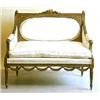Image 1 : LOUIS XVI STYLE CARVED AND GILTWOOD MARQUISE