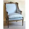 Image 1 : PAIR OF LOUIS XVI STYLE CARVED AND GILTWOOD BERGERES