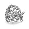 Image 1 : Oxidized Ornate Scroll Ring