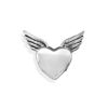 Image 1 : Oxidized Heart with Wings Bead