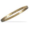 Image 1 : Oxidized Brass "ONE I LOVE" Bangle