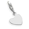 Image 1 : Angled Heart Tag with Lobster Clasp