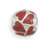 Image 1 : Round Bead with Heart Pattern