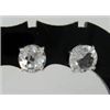 Image 1 : Round cut Cubic Zirconia earring
