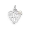 Image 1 : Cut Out "I LOVE YOU" Heart Charm