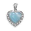 Image 1 : Larimar Heart Pendant