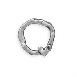 Oxidized Circle and Heart Slide