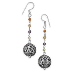 Multistone Drop Earrings