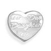Image 1 : Heart Shaped "Daughter" Bead