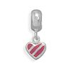 Image 1 : Pink Heart Charm Bead