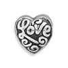 Image 1 : Heart Bead with "Love"