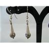 Image 1 : Sterling silver cone dangle earrings