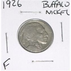 1926 BUFFALO NICKEL RED BOOK VALUE IS $5.00+ *RARE FINE GRADE*!! NICKEL CAME OUT OF SAFE!!