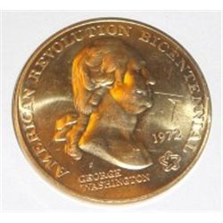 1972 GEORGE WASHINGTON REVOLUTION BICENTENNIAL COIN *RARE MS HIGH GRADE*!! COIN CAME OUT OF SAFE!!