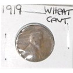 1919 WHEAT CENT *RARE EARLY NICE CENT*!! PENNY CAME OUT OF SAFE!!