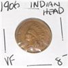 Image 1 : 1906 INDIAN HEAD PENNY RED BOOK VALUE IS $8.00+ NICE EARLY VERY FINE GRADE COIN PENNY OUT OF SAFE