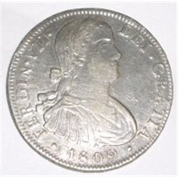 1809 MEXICO 8 REALES SILVER COIN *1810 COCONUT SHIPWRECK*  *EXTREMELY RARE-ONLY 1300 COINS RECOVERED