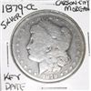 Image 1 : 1879-CC CARSON CITY MORGAN SILVER DOLLAR *EXTREMELY RARE KEY DATE* SILVER DOLLAR CAME OUT OF SAFE!!