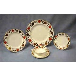 SEVENTY-FOUR PIECE ROYAL CROWN DERBY PORCELAIN PART DINNER SERVICE