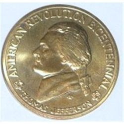 DECLARATION OF INDEPENDENCE *THOMAS JEFFERSON BICENTENNIAL* COIN *RARE MS HIGH GRADE*!!