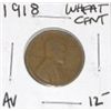 Image 1 : 1918 WHEAT CENT RED BOOK VALUE IS $12.00+ *RARE EARLY AU HIGH GRADE GRADE PENNY CAME OUT OF SAFE BOX