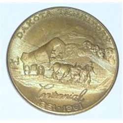 1961 DAKOTA TERRITORY CENTENNIAL COIN *RARE HARD TO FIND*!! COIN CAME OUT OF SAFE BOX!!